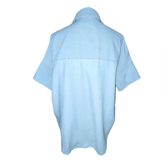 Madewell Indigo Courier Chambray Shirt - Picture 3 of 9